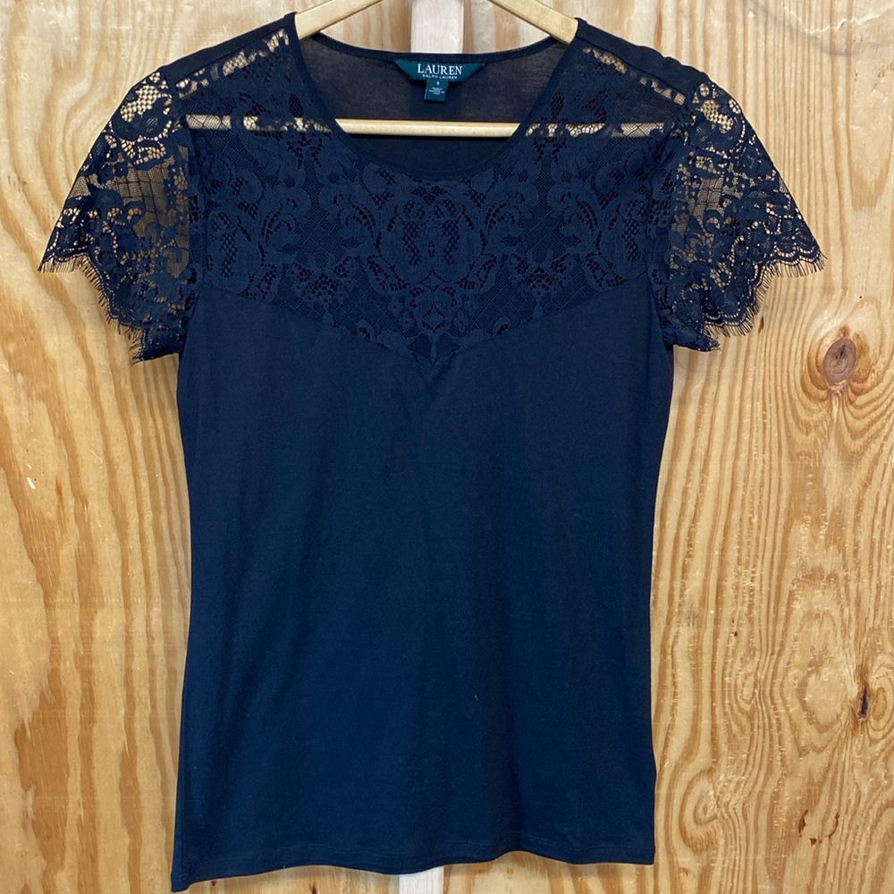 Ralph Lauren size S blouse in black